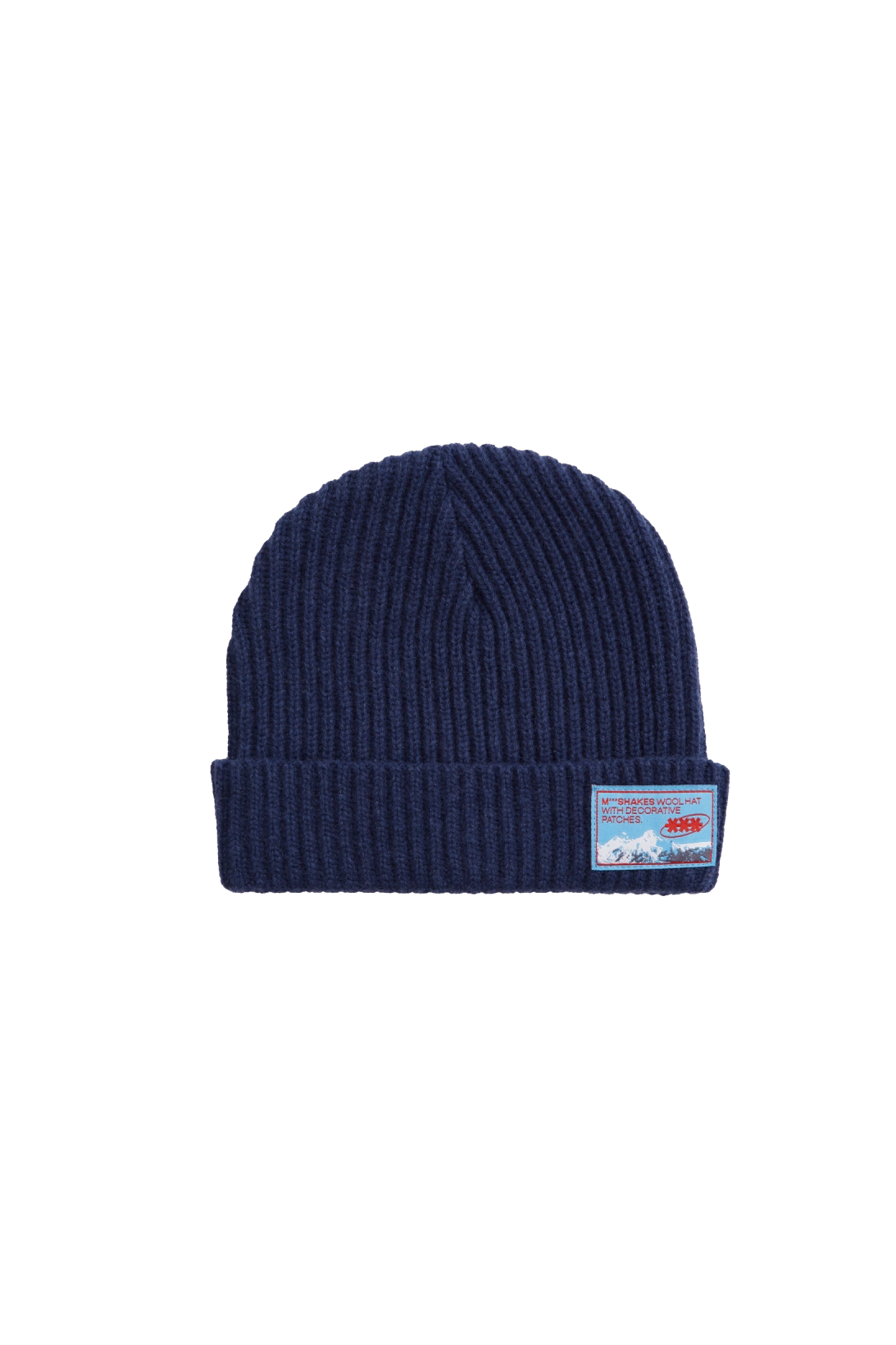 NAVY COTTON BEANIE