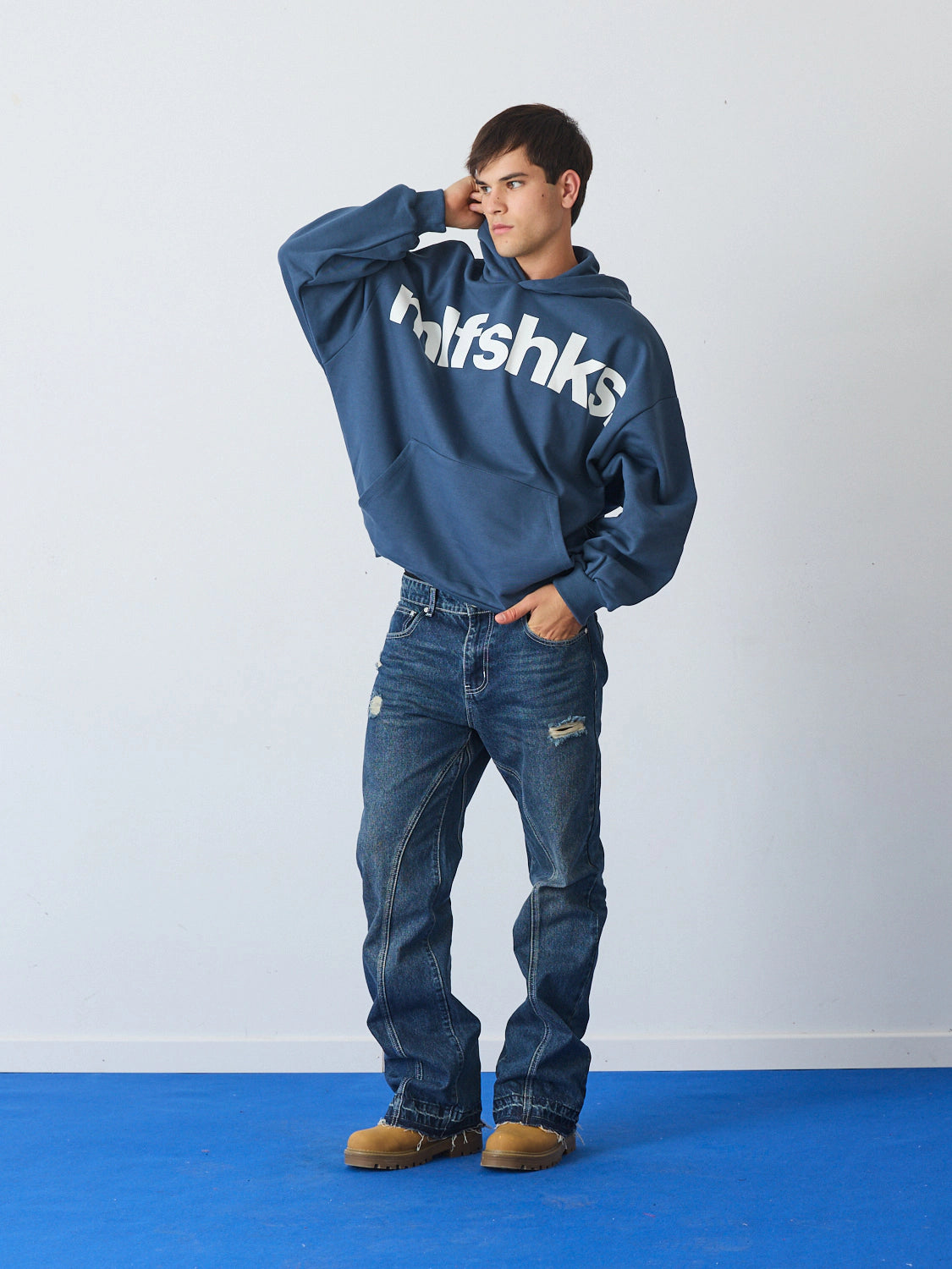 Hoodie deep blue