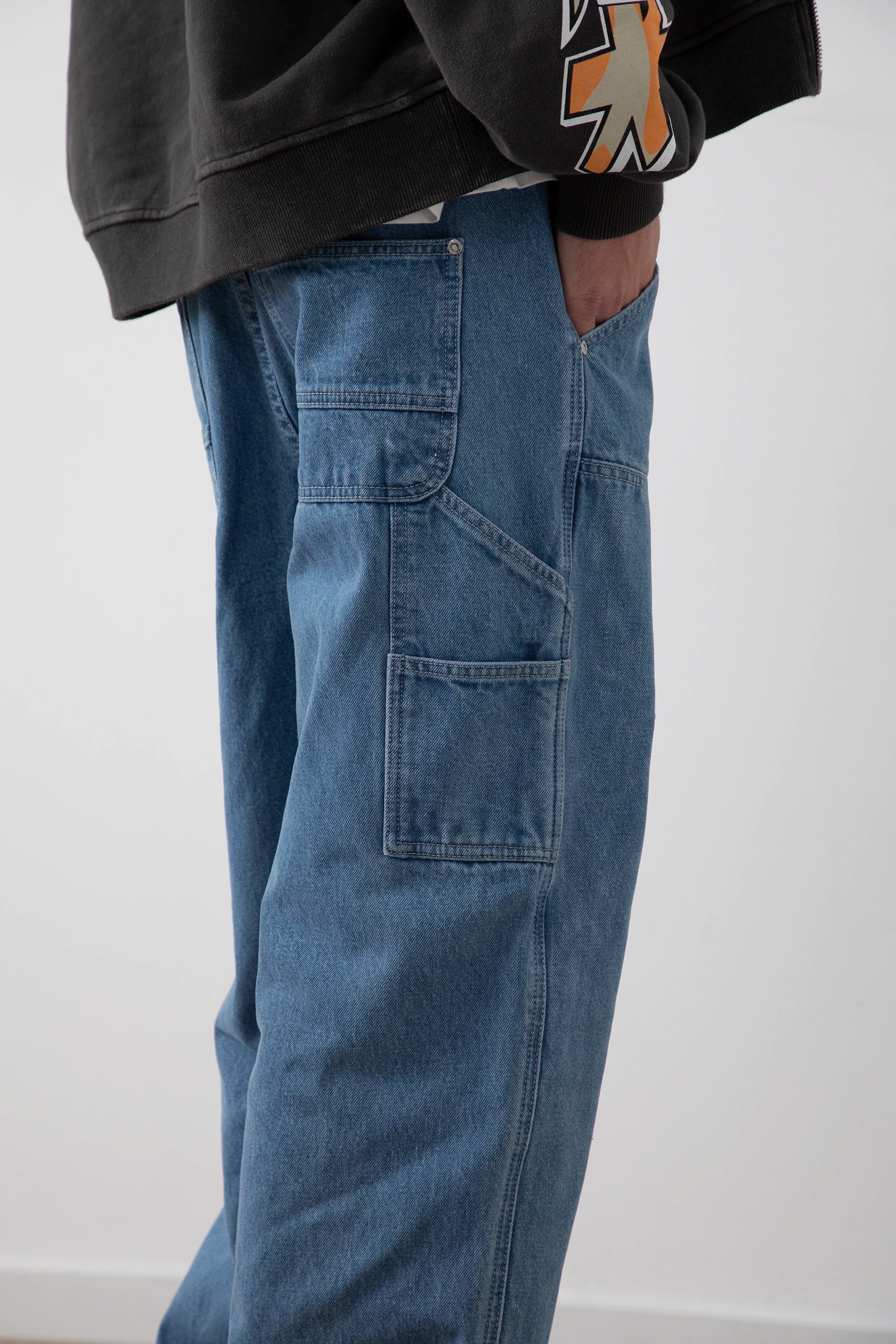 CARPENTER BAGGY PANTS