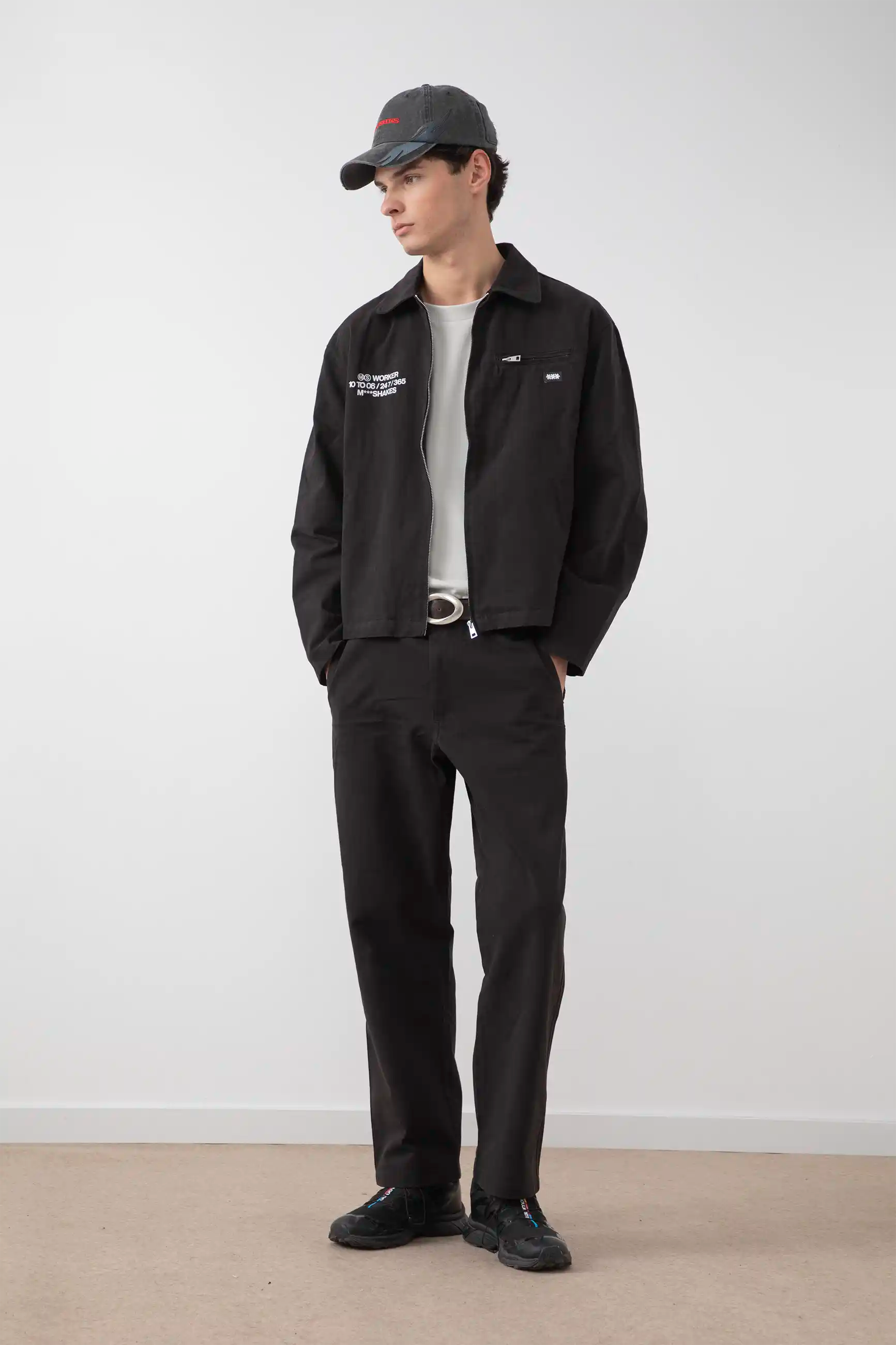 WORKER JACKET - BLACK