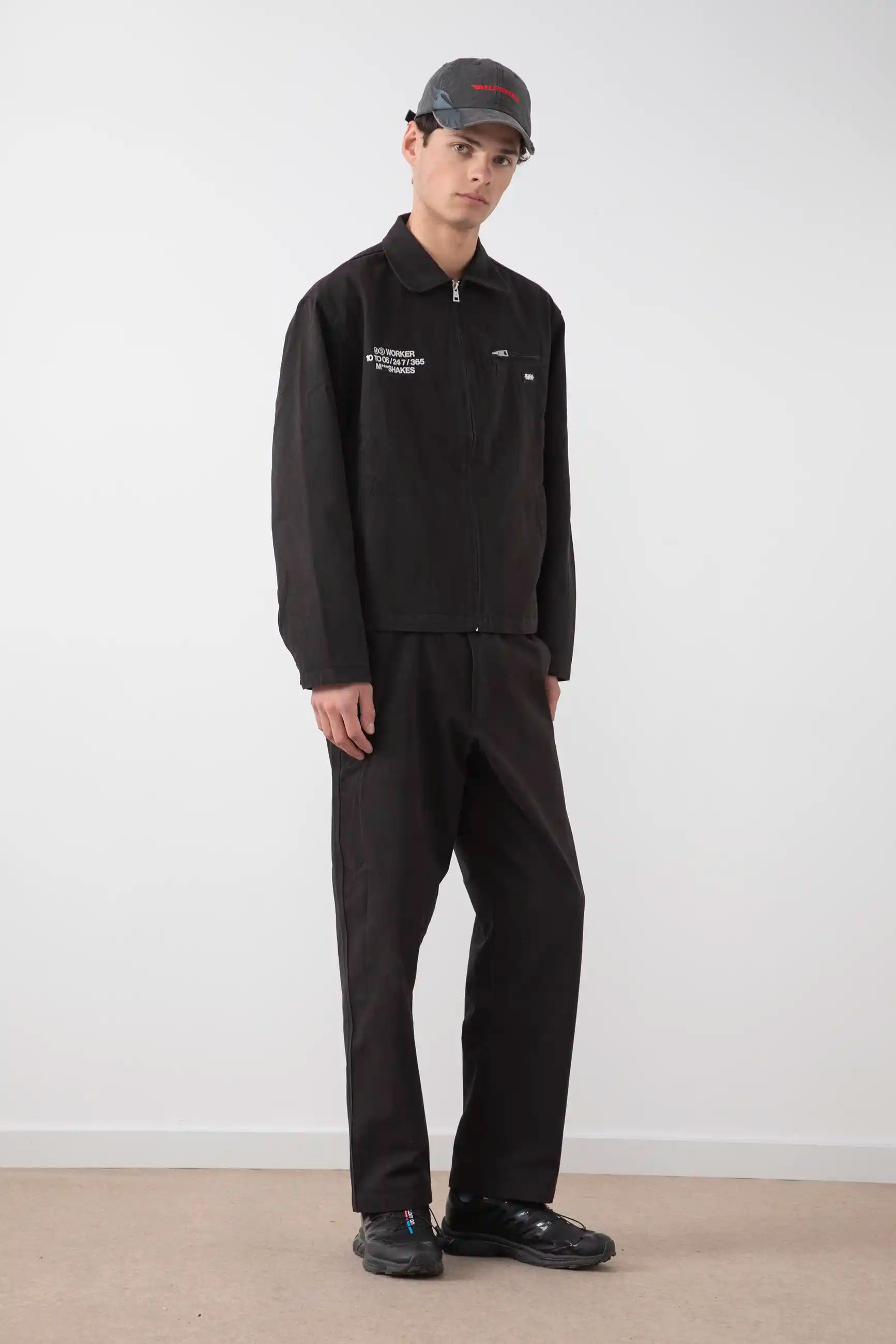 WORKER JACKET - BLACK