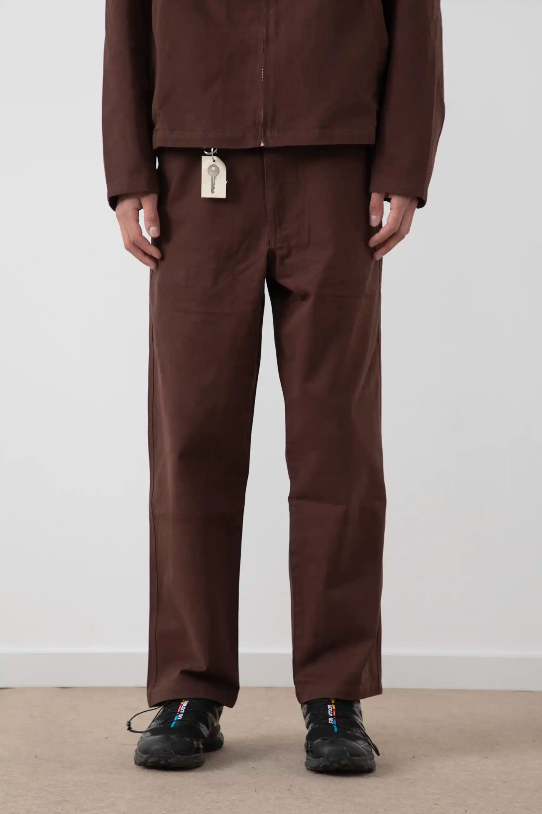 WORKER PANTS - BROWN