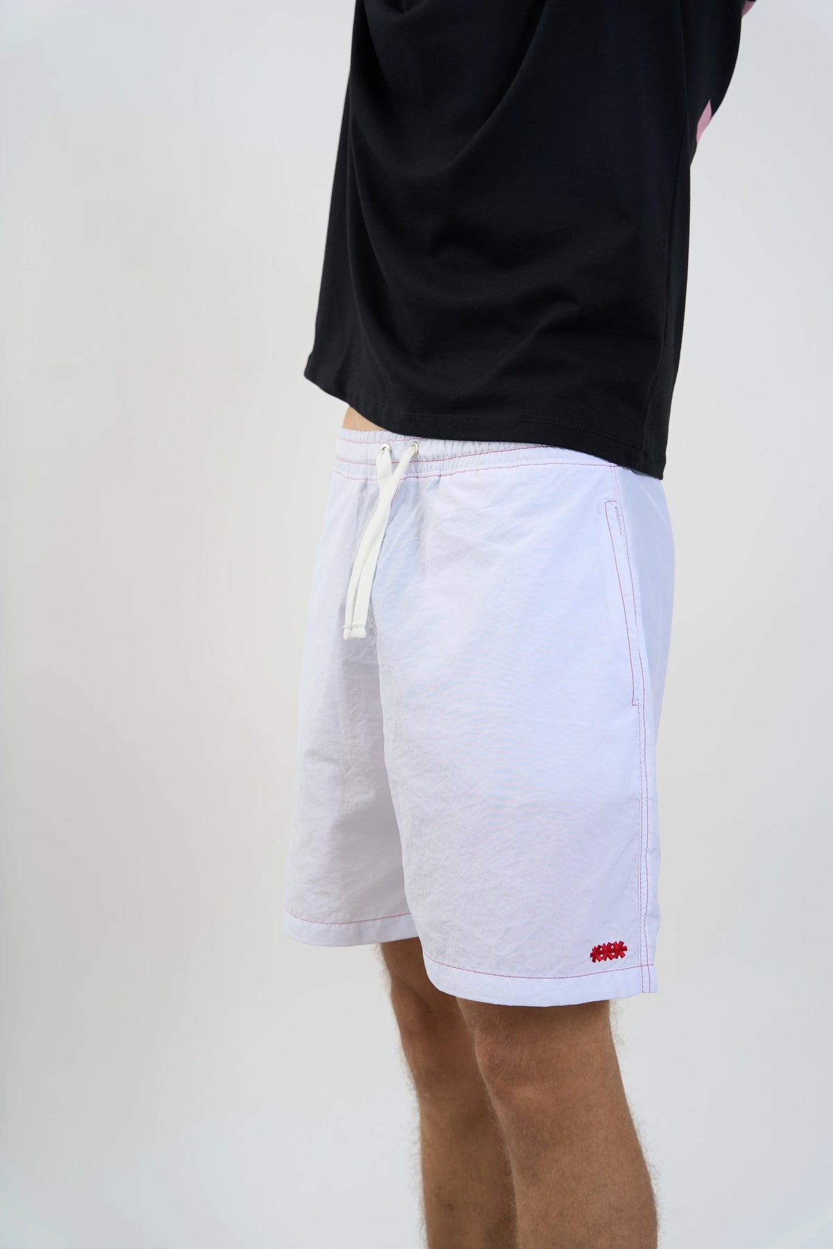 DAILY WHITE SWIMSHORTS