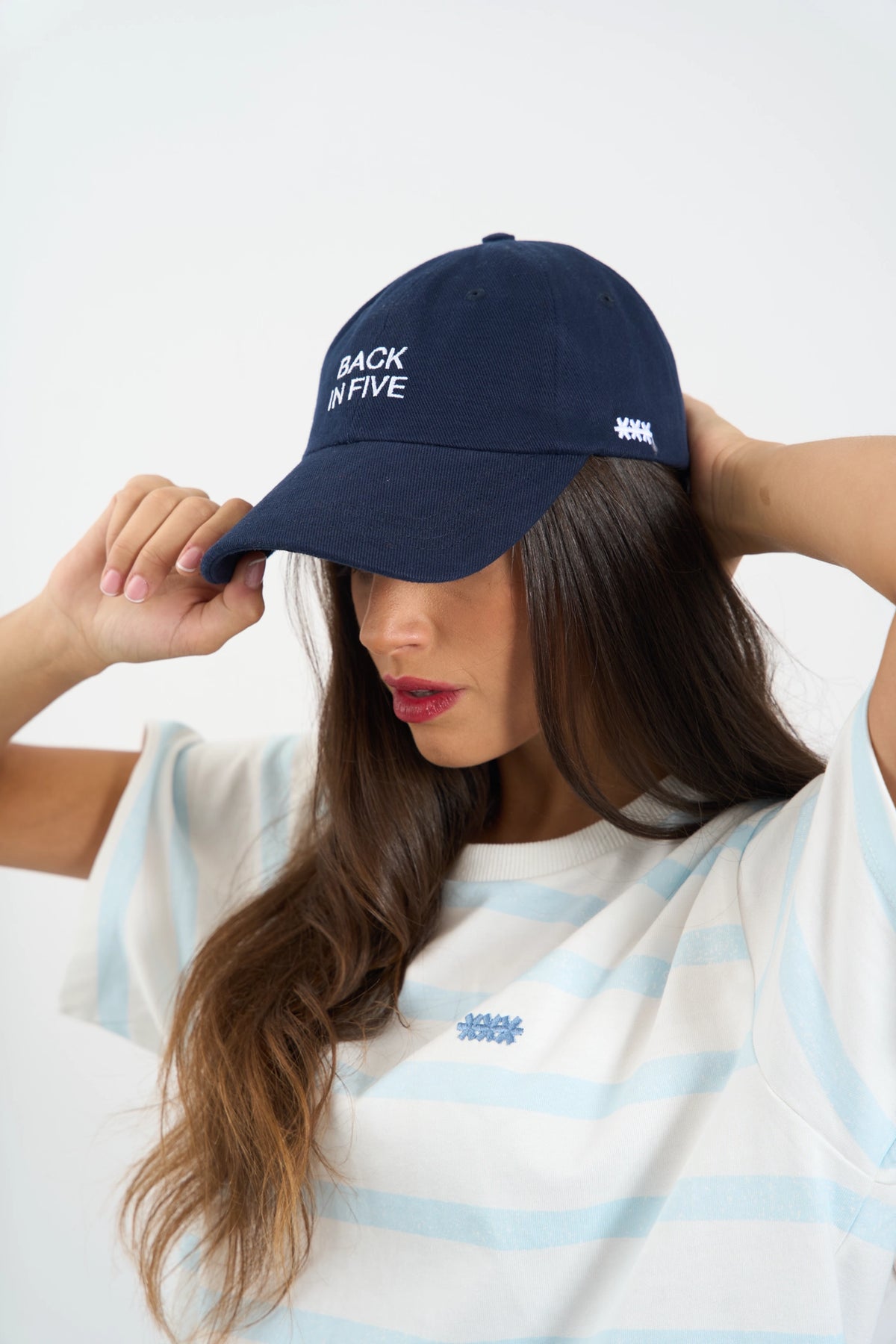 "BACK IN FIVE" CAP