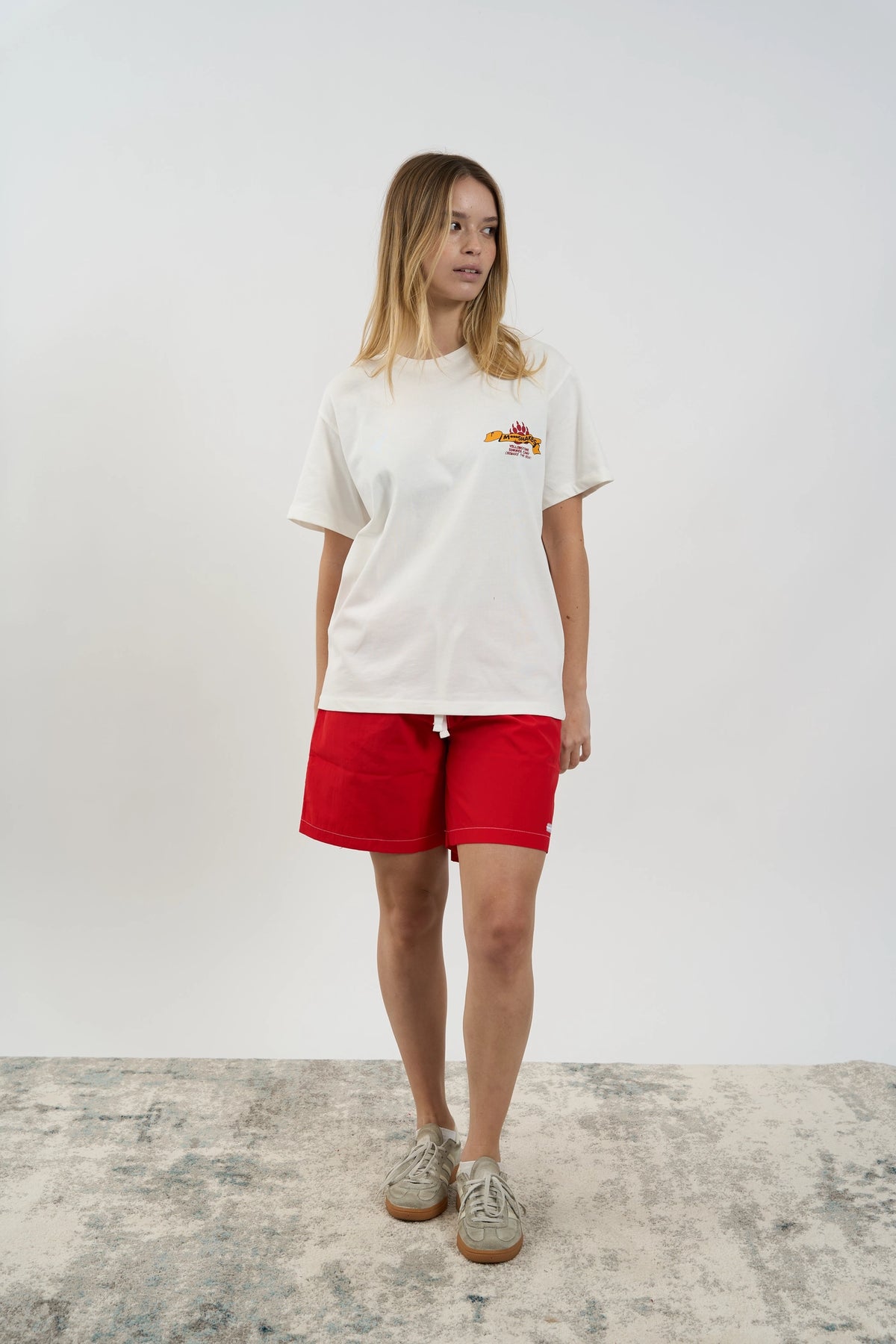 DAILY RED SWIMSHORTS