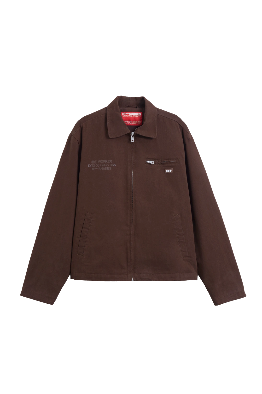 WORKER JACKET - BROWN
