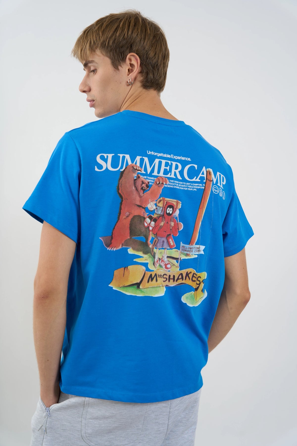 SUMMER CAMP TEE BLUE