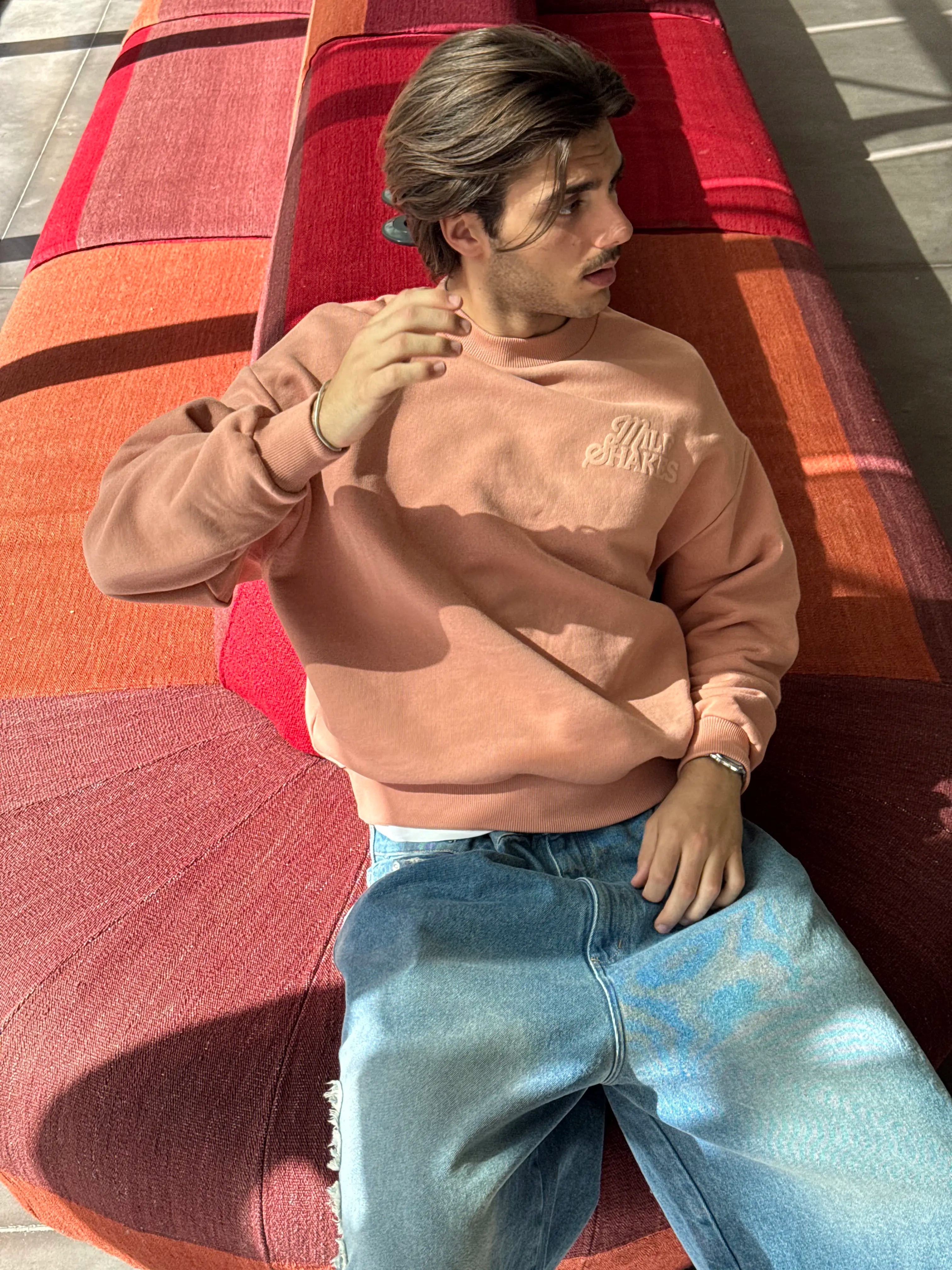 MS SALMON CREWNECK