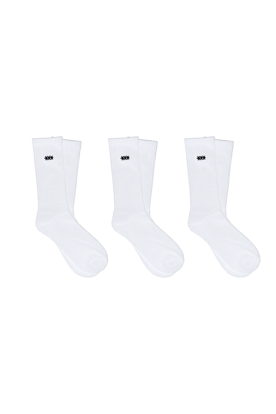 *** DAILY SOCKS (3 PACK) - WHITE
