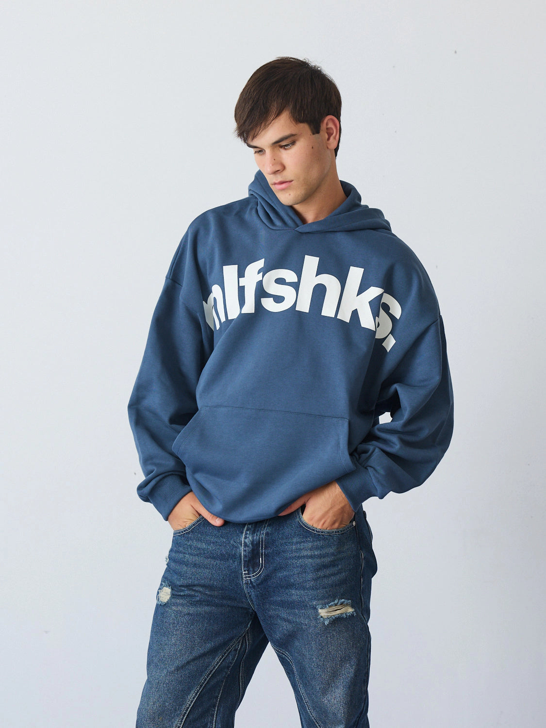 Hoodie deep blue