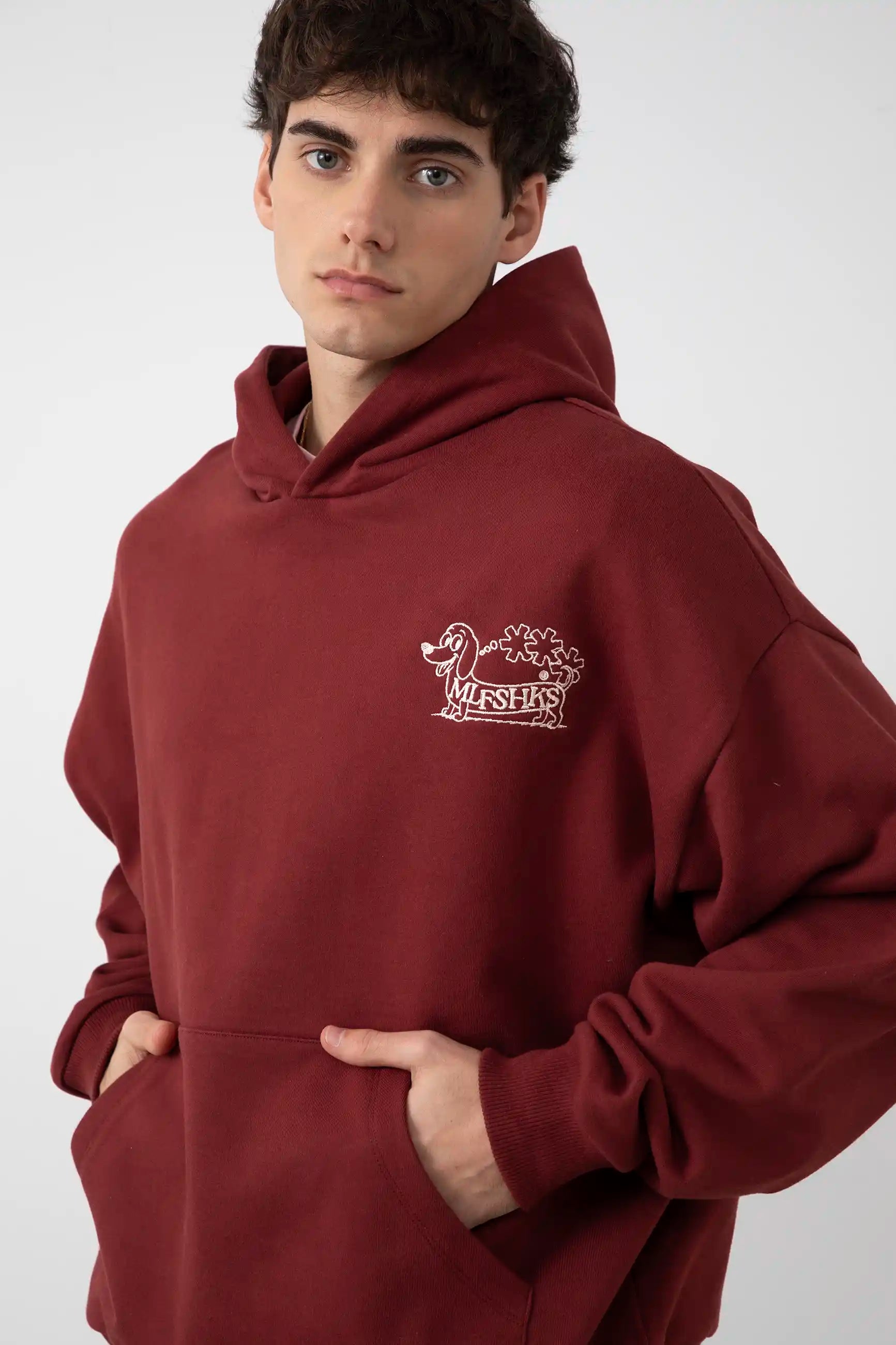 DAWG HOODIE (WINE)