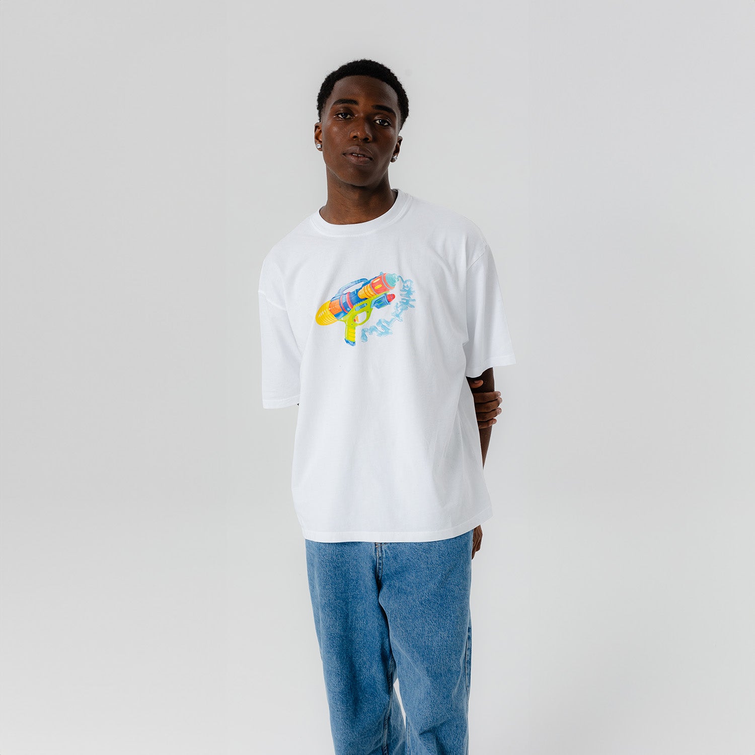 WATERGUN TEE WHITE