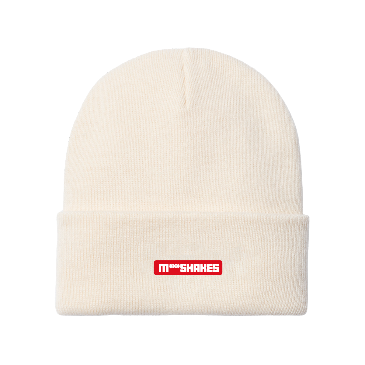 M***SHAKES BEANIE WHITE