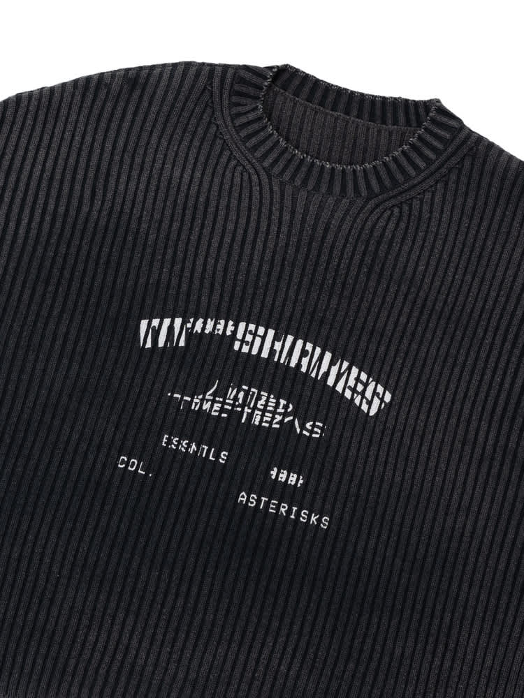 ASTERISK KNIT - GREY